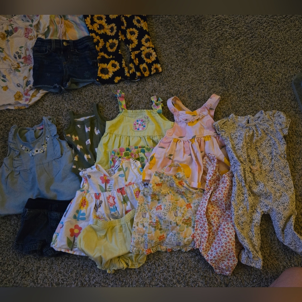 Baby Toddler Girl Clothes Bundle Size 9 Months To 2T - Picture 2 of 13